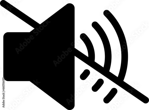 Mute Speaker Icon. Speaker mute symbol, logo. Volume on off icon. Vector illustration.