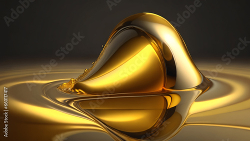 gold metal liquid close up background