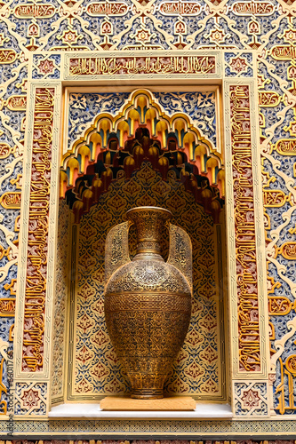 Islamic-style decoration in the Royal Casino of Murcia (1853), Spain. 