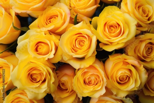 yellow roses close up background