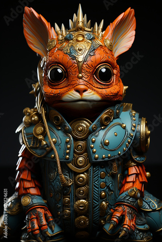 Charachter unique and distinctive design, toy style, suurealism created with Generative Ai © Andrii Yablonskyi