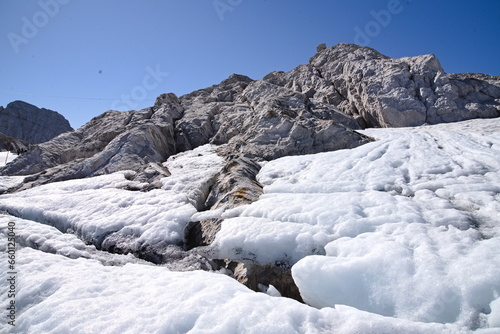 Gletscher Dachsteinmassiv - Dachstein in Österreich