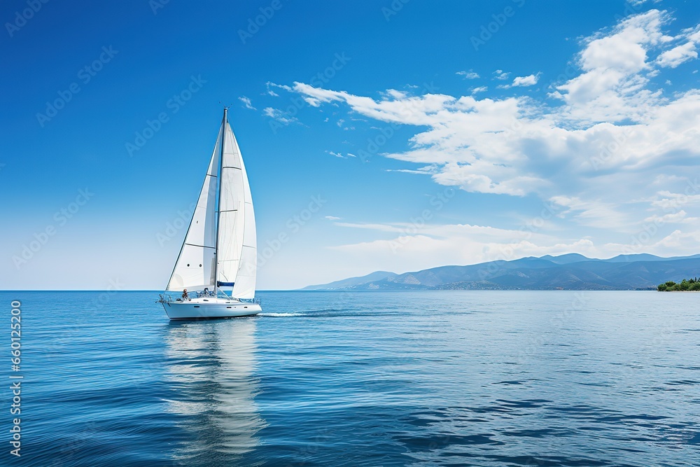 Obraz premium sailboat on the sea