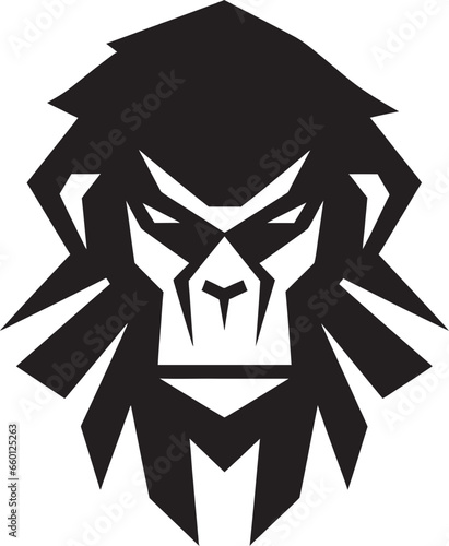 Tribal Baboon Logo Wild Baboon Graphic