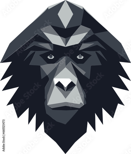 Baboon Sovereignty Icon African Primate Logo
