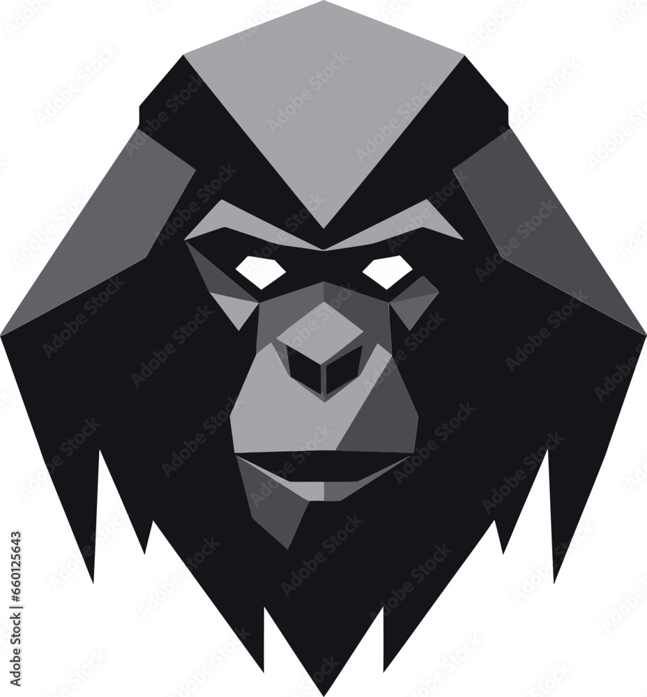 Fototapeta premium Baboon Tribe Design Baboon Crowned Heraldry