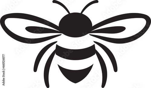 Regal Bee Badge Bee Crowned Symbol