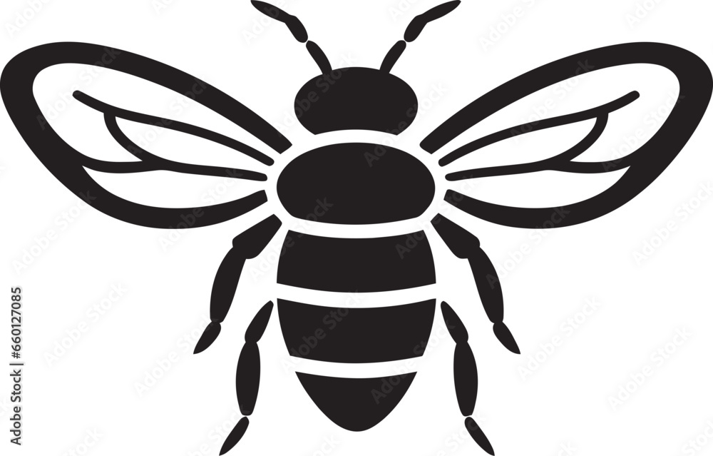 Bee Crowned Insignia Busy Bee Crest Bee Crowned Insignia Busy Bee Crest
