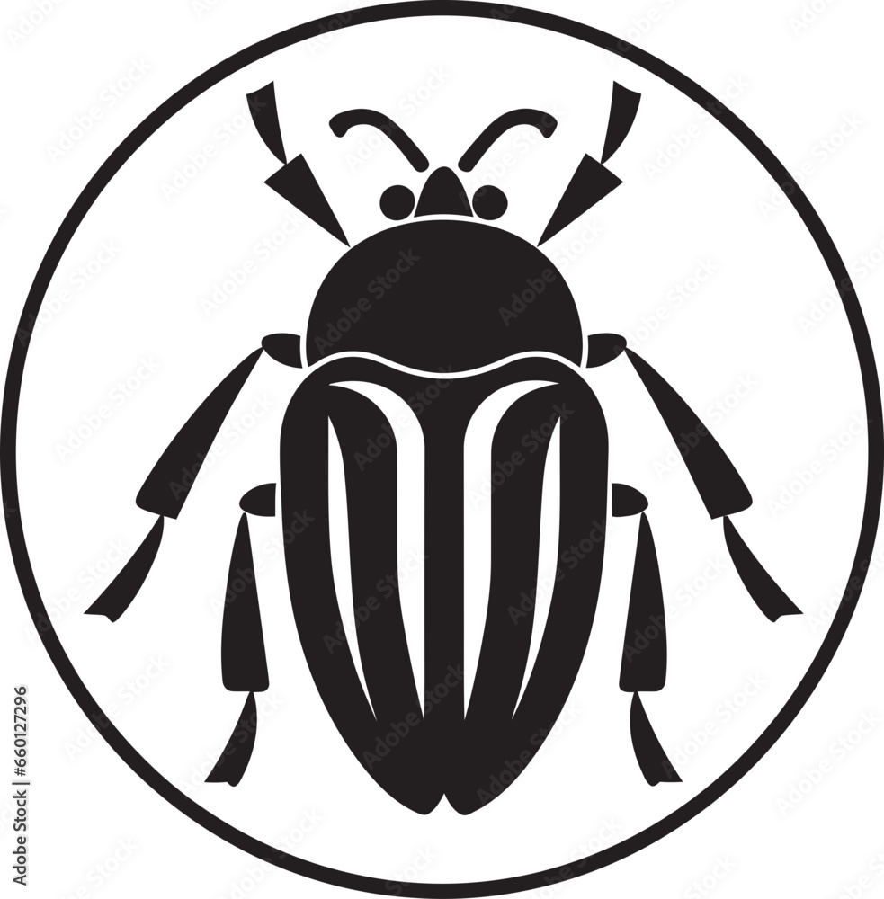 Tribal Beetle King Beetle Coat of Arms Tribal Beetle King Beetle Coat of Arms