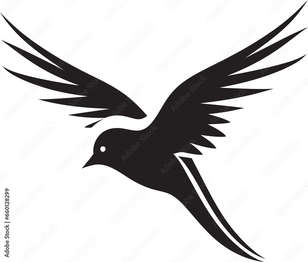 Obraz premium Pelican Majesty Badge Serene Parrot Emblem