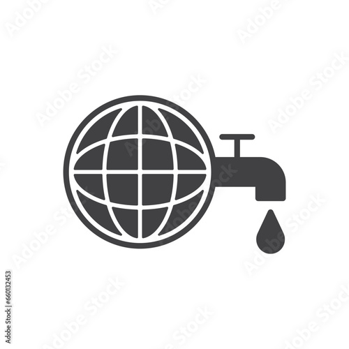 Save World Water Icon