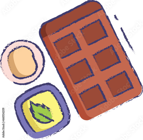 baby food box hand drawn vector illustration