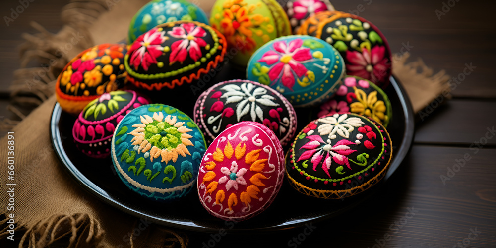 easter eggs in a basket easter, egg, eggs, holiday, decoration, traditional, celebration, colorful, tradition, spring, painted, 