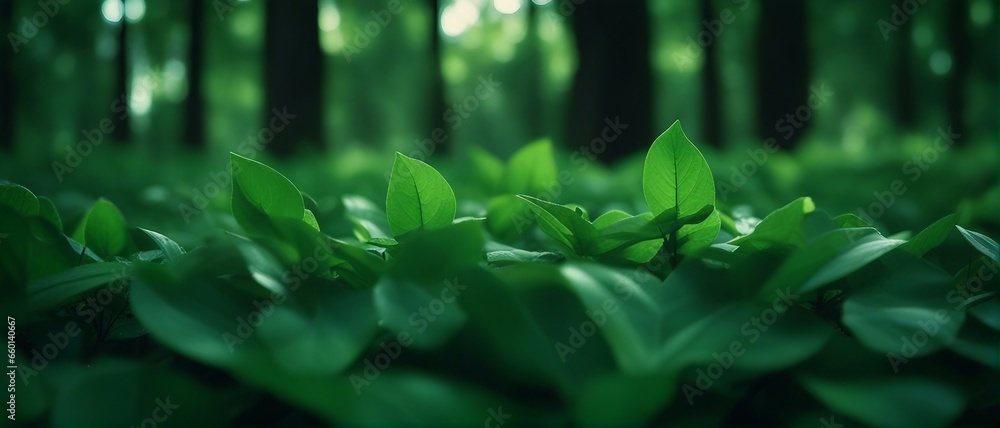 Green leaves background, nature, wide photo Green leaves background, nature, wide photo