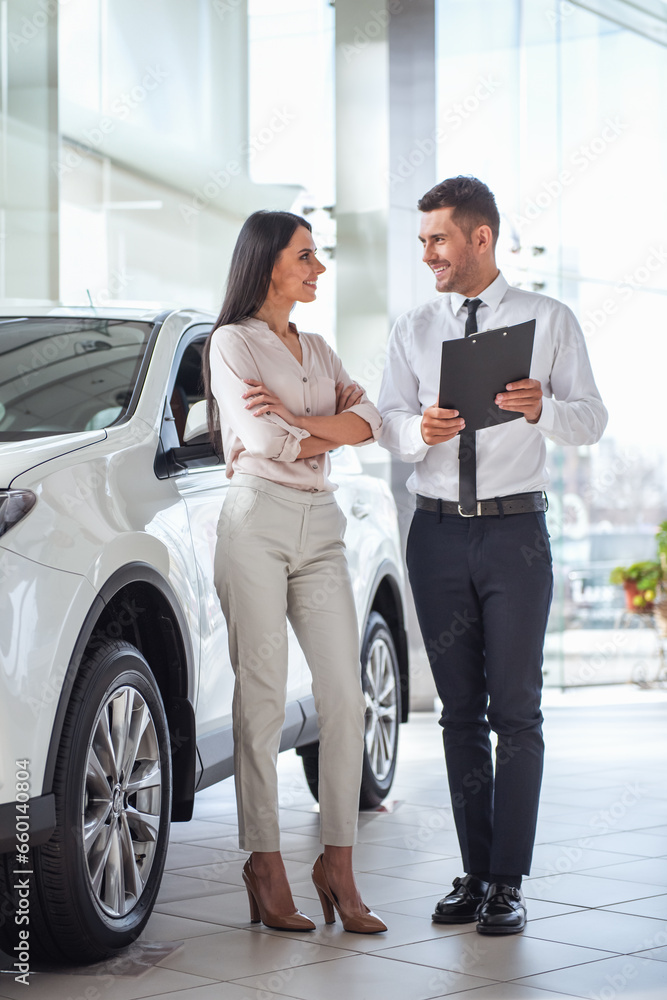 Visiting car dealership Visiting car dealership
