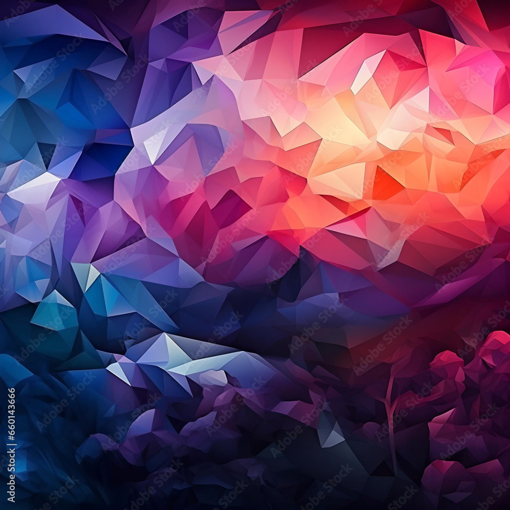 Naklejka premium abstract background with triangles