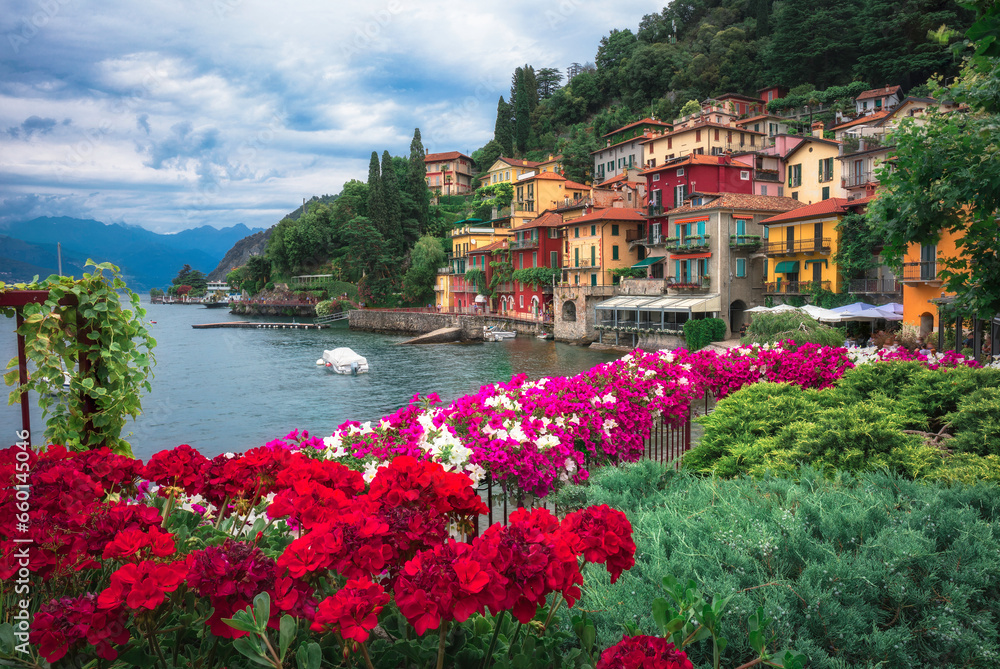 Obraz premium Varenna on the Lake Como - Italy