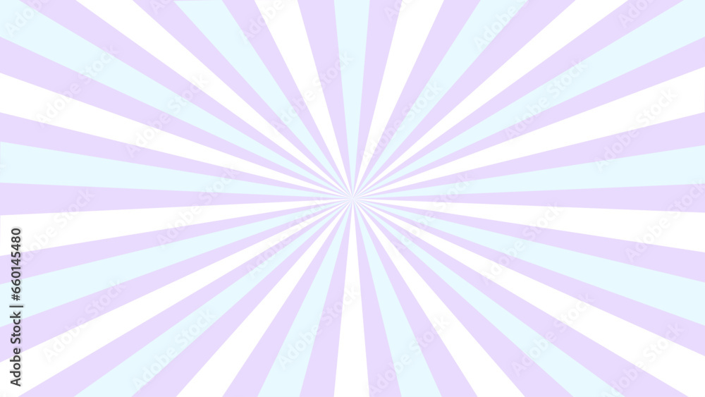 Blue purple and white sunburst background	