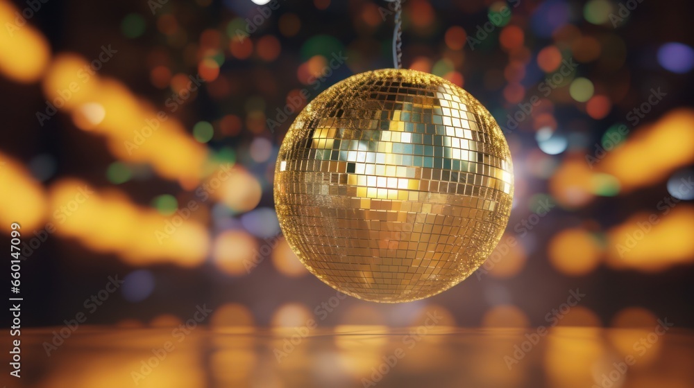 Obraz premium disco ball on a disco