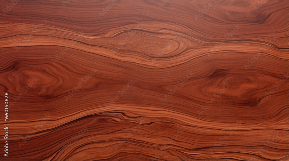 Curly grain patterned wood with a rich, mahogany color and a silky smooth surface, ideal for creating elegant and sophisticated furniture pieces. Curly grain patterned wood with a rich, mahogany color and a silky smooth surface, ideal for creating elegant and sophisticated furniture pieces.