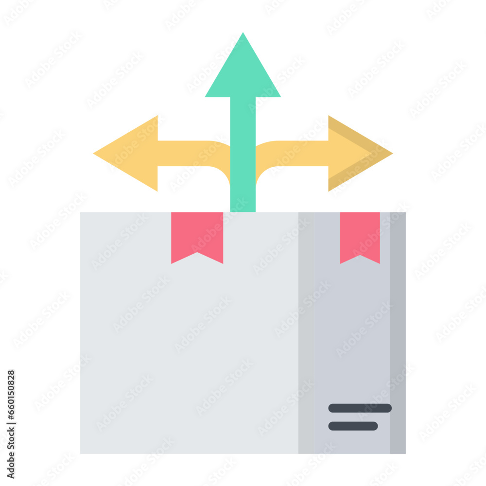 Delivery Direction Flat Icon Delivery Direction Flat Icon