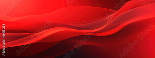 Abstract background with red colored cloth curves and waves
