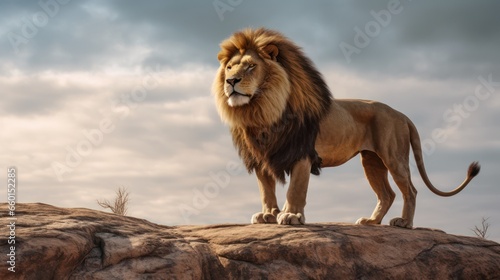 lion in the wild © Murtaza03ai