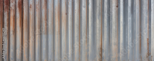 Texture of a corrugated metal with its raised ridges and valleys, lending a bold and industrial look to any surface.
