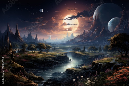 Fantasy landscape