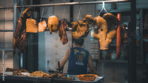 Hongkong street meat on the grill