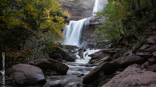 Waterfall in the woods 