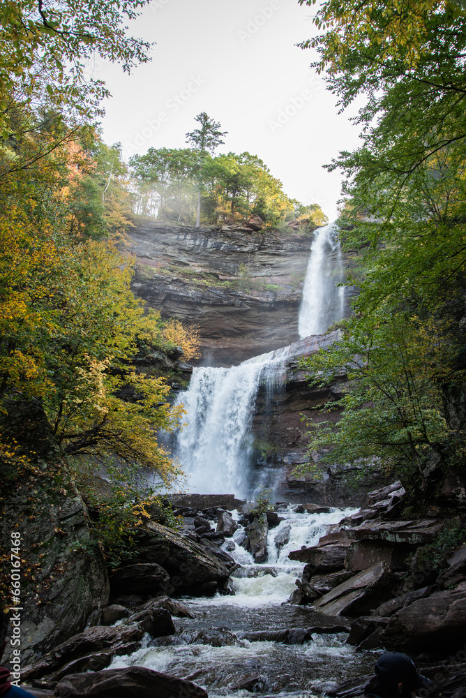 Fototapeta premium waterfall in the mountains