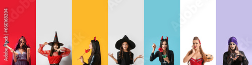 Set of people dressed for H...