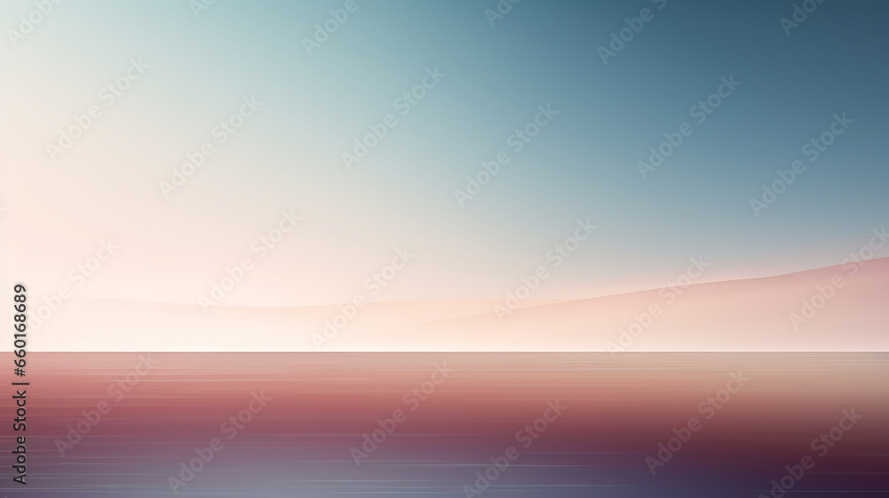abstract background, wallpaper, Seascape bright light on horizon line Generative AI