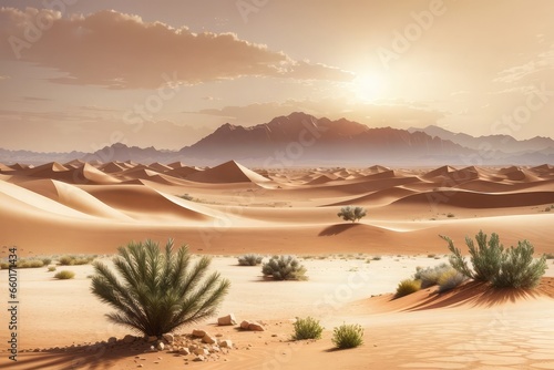 sand dunes in the desert photo