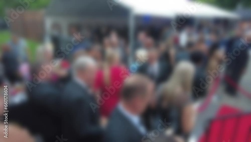 Wallpaper Mural Blurred Guests At Private Vip Black Tie Event In Suits And Dresses Torontodigital.ca