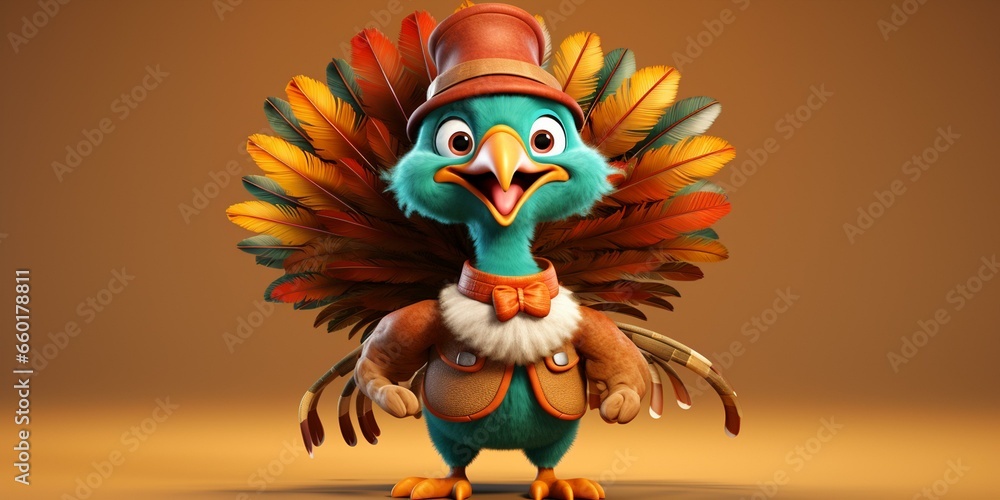 cute Thanksgiving turkey character cartoon cute Thanksgiving turkey character cartoon