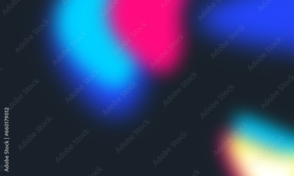 Dark background with abstract colorful flares. Gradient effect