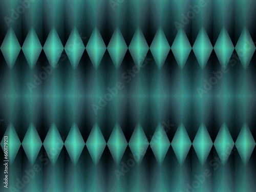 Geometric gradient green accordion vector background graphic design