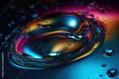 abstract liquid wave
