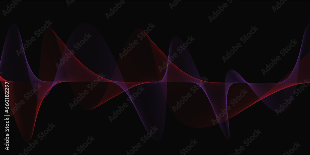 Talking vector illustration of sound waves, vector illustration