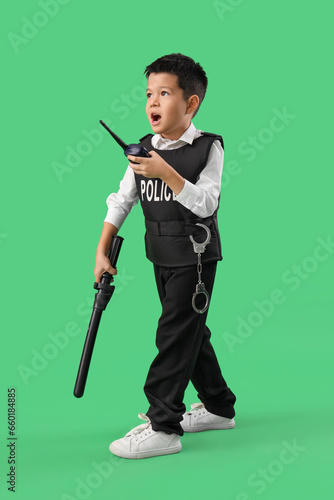 Cute little police officer ...