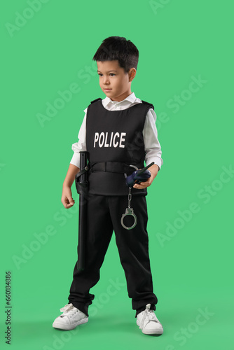 Cute little police officer ...