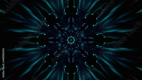 高速で光が交差し前進する背景（VJループ映像）