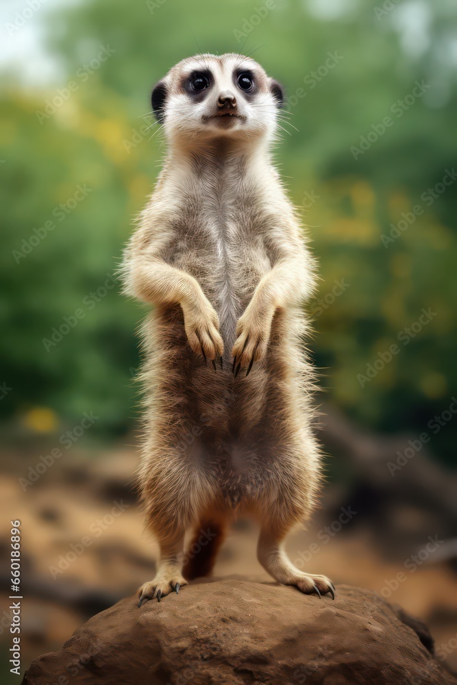 Fototapeta premium meerkat on the lookout