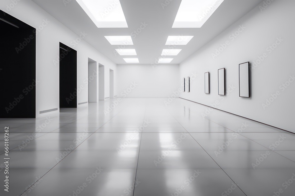 Obraz premium empty room with a window