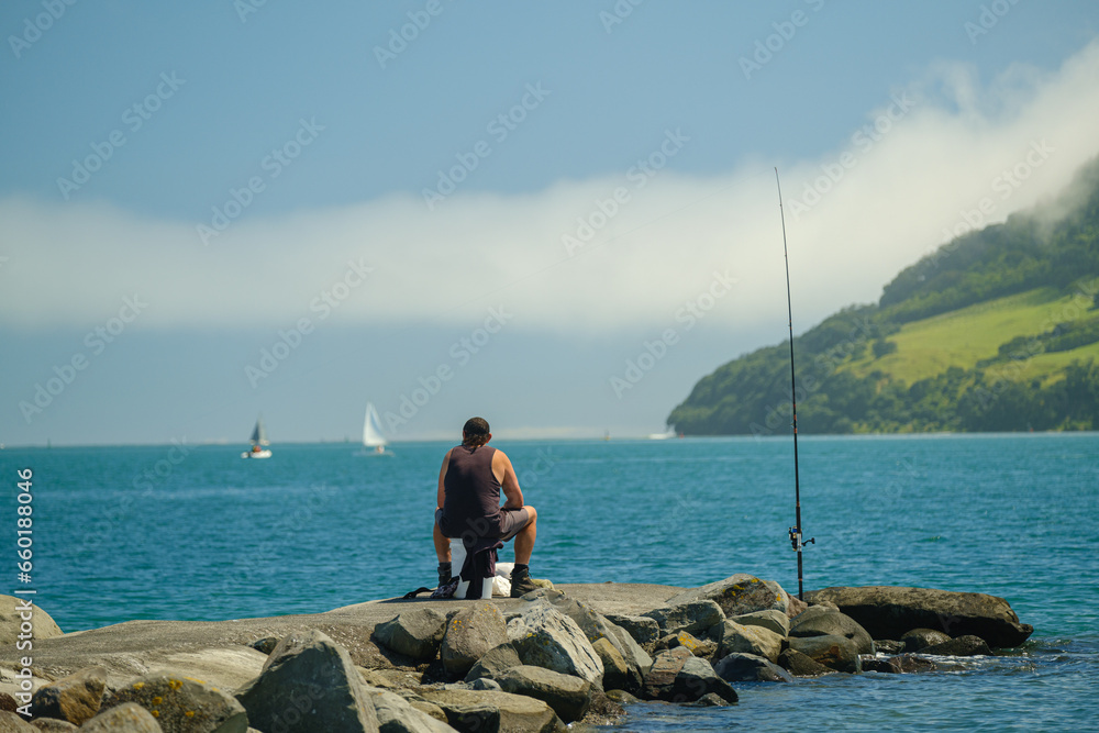 Fishing in Tauranga harbour