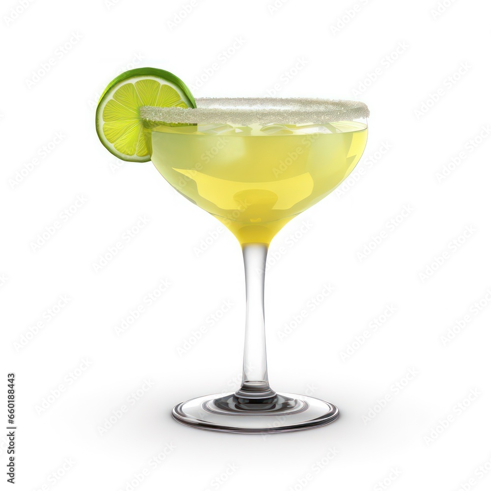 cocktail with lime