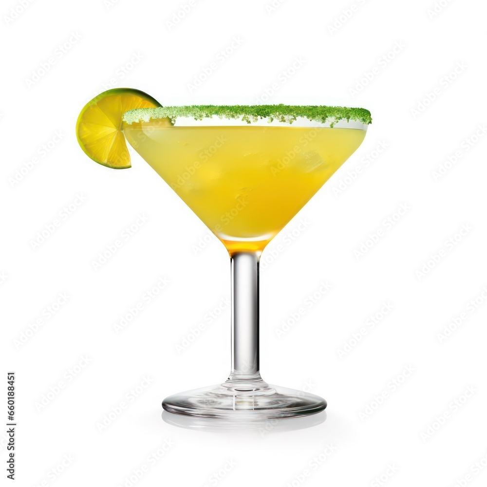 cocktail with lime