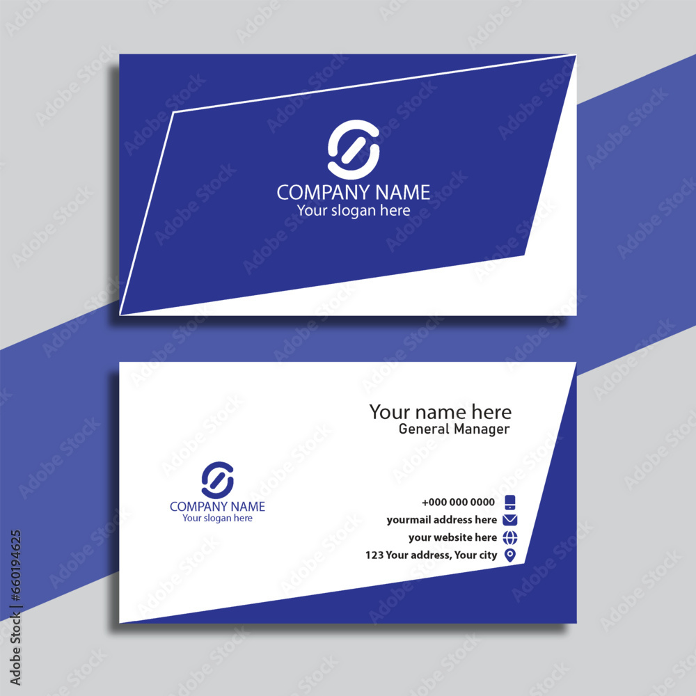 Fototapeta premium Business card design for your business templates.